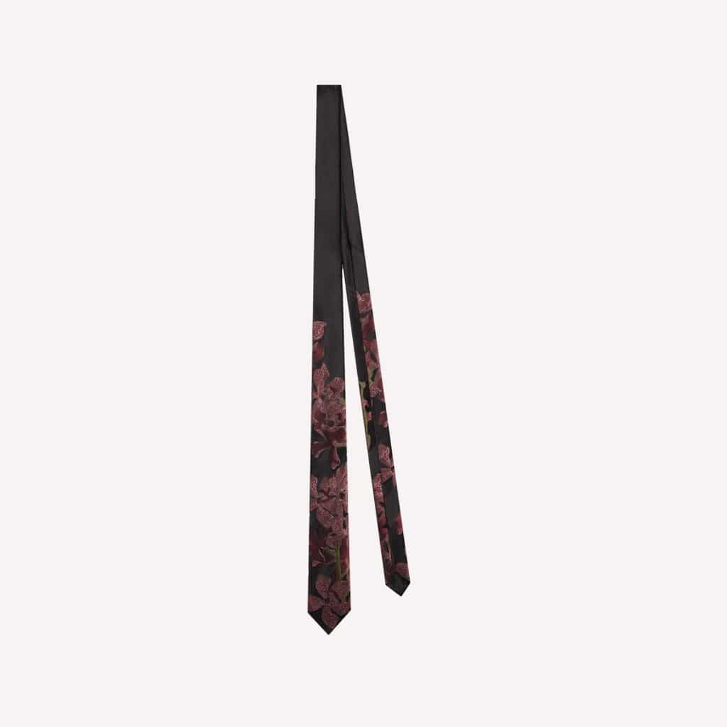 Dries van Noten Botanic Silk Tie