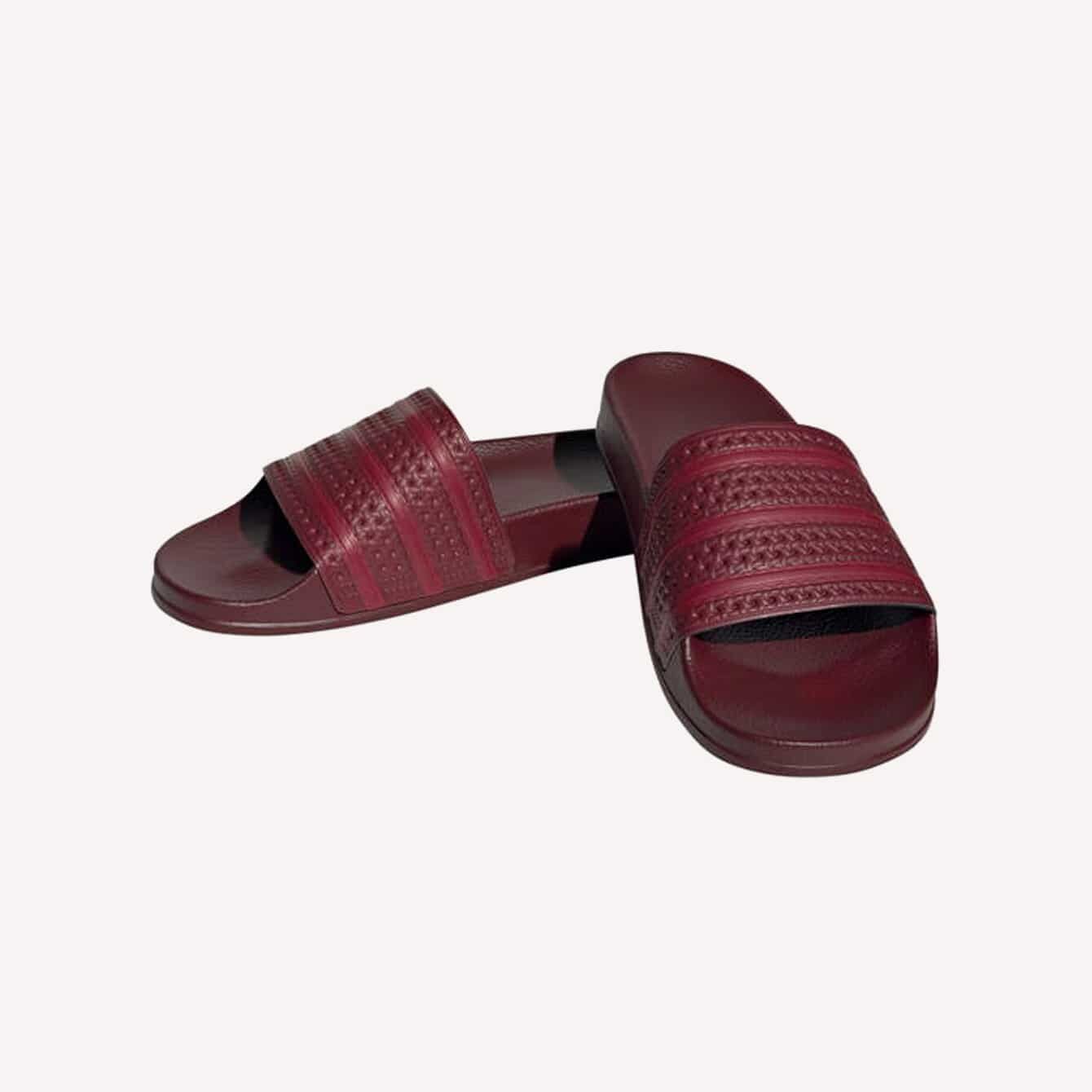 Adidas Adilette Sport Slide Burgundy